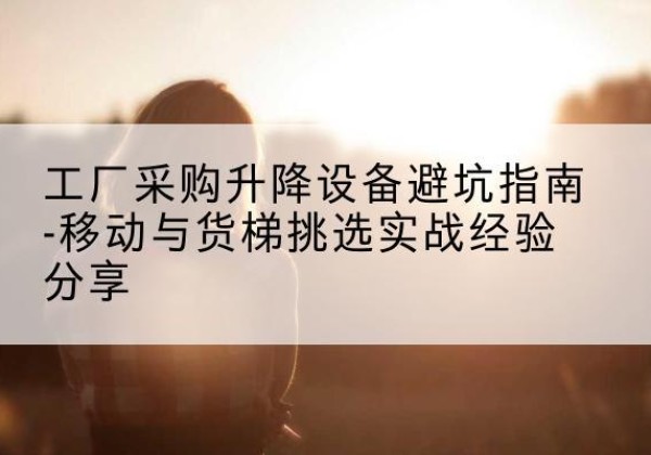 德令哈移动式升降机怎么选-工厂采购升降设备避坑指南-移动与货梯挑选实战经验分享